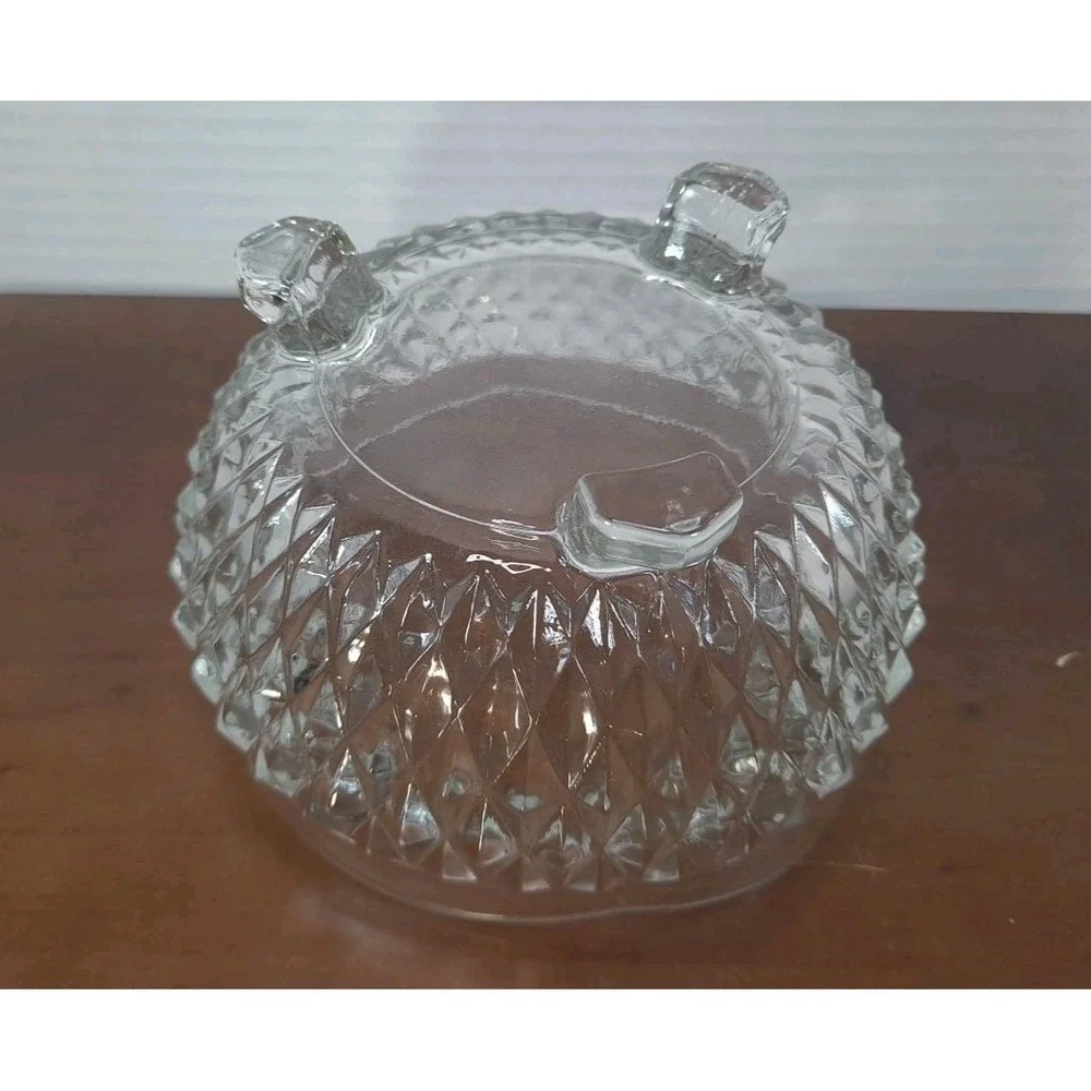 NIB Crystal Emporium Footed Centerpiece Bowl 4.75